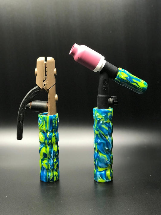 Seaweed Bay Acrylic  TIG Handle, Stick Handle and Back Cap