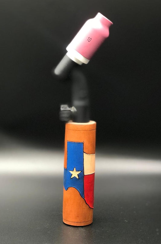 State of Texas Weaved Leather Handle